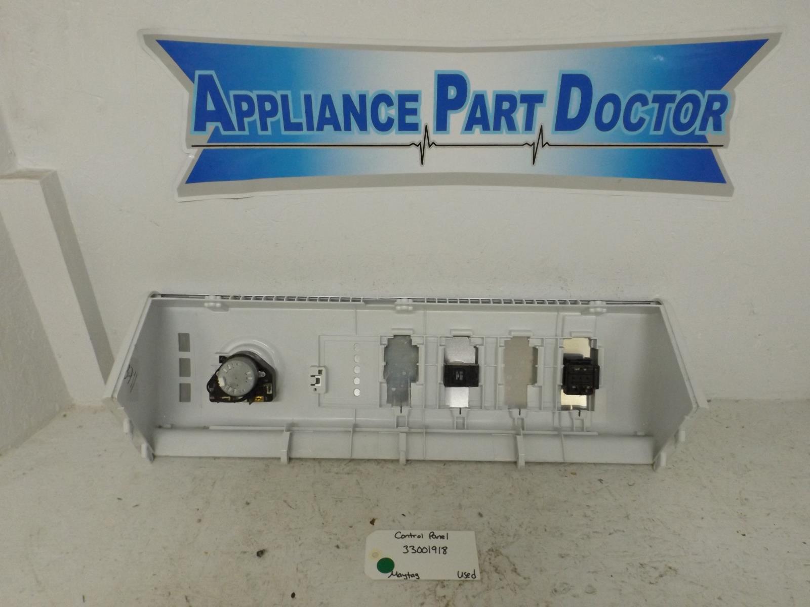 Maytag Dryer 33001918 Control Panel Used Maytag Dryer 33001918 Control Panel Used